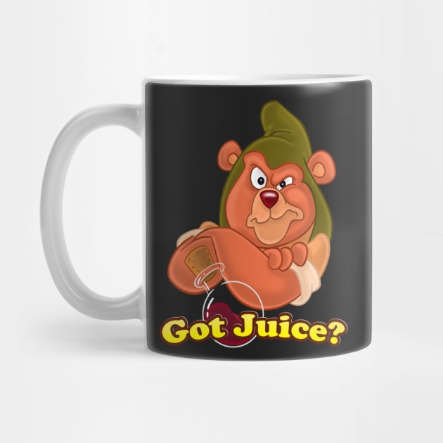 Got Juice - Gruffi Bear by Ryans_ArtPlace